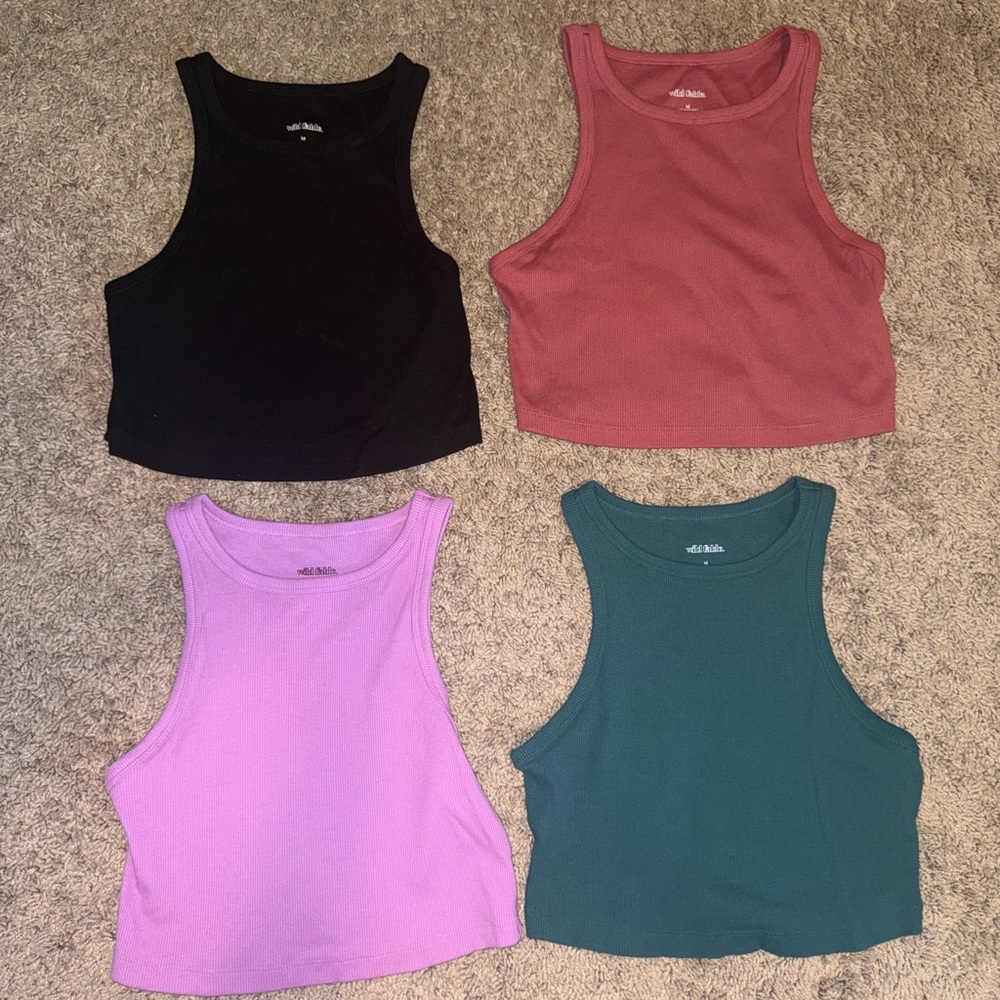 Wild Fable crop tank top bundle